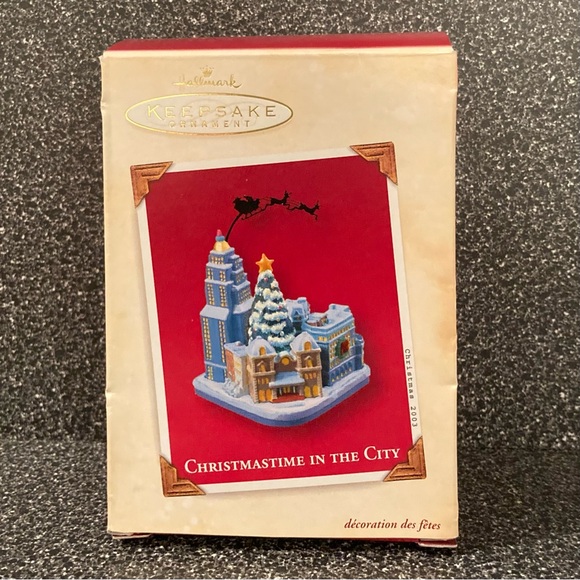 NIB Vintage Hallmark Keepsake Ornament Christmastime in the City’ 2003. Unused. - Picture 1 of 15